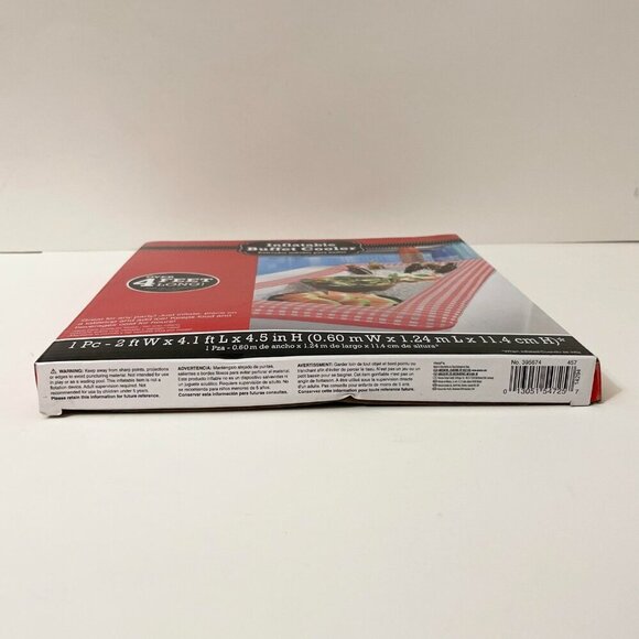 Amscan Inflatable Buffet Cooler over 4 Feet Long - Picture 7 of 16